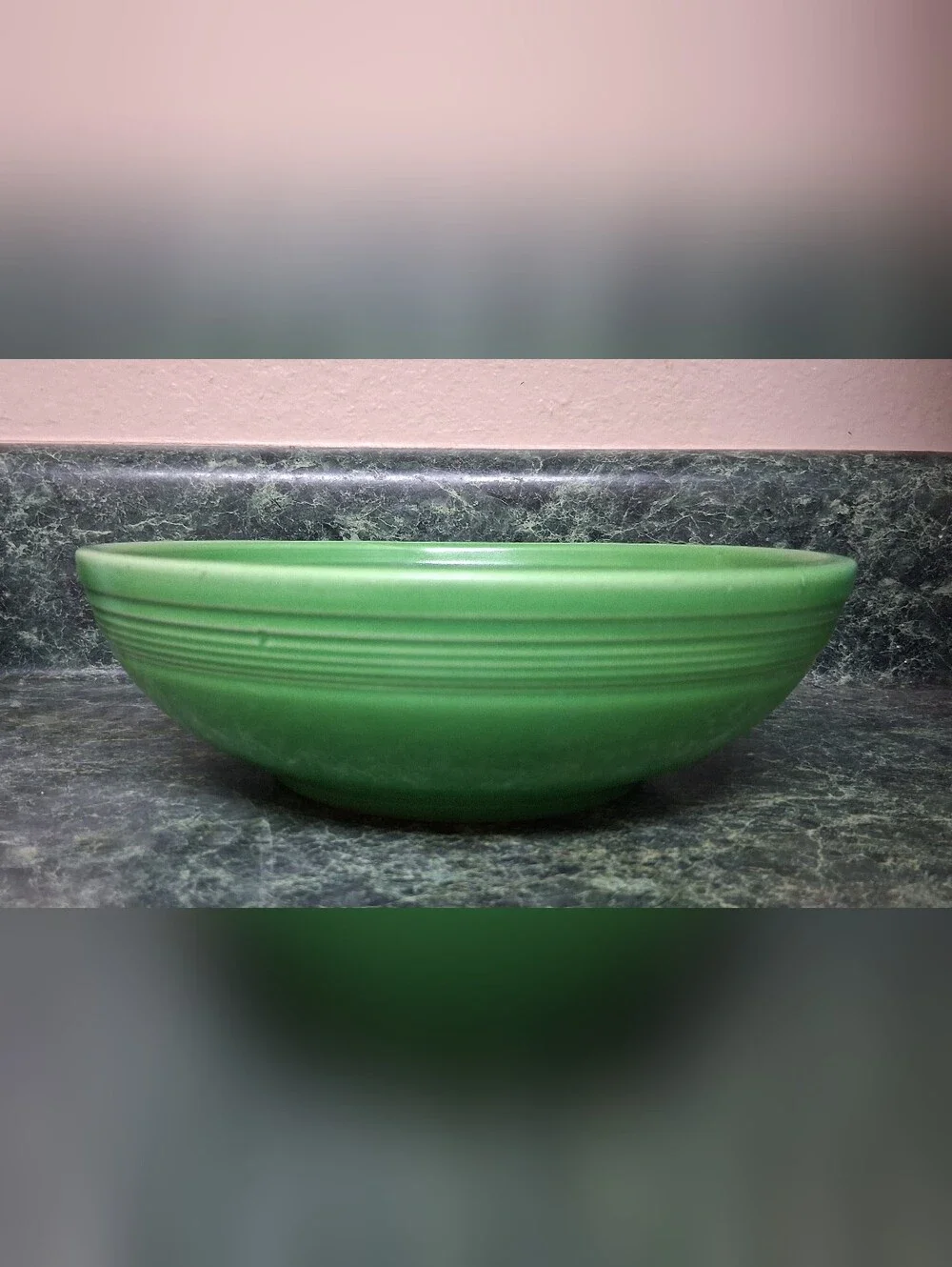Vintage Fiestaware Homer Laughlin  Green Salad Serving Bowl 7.5